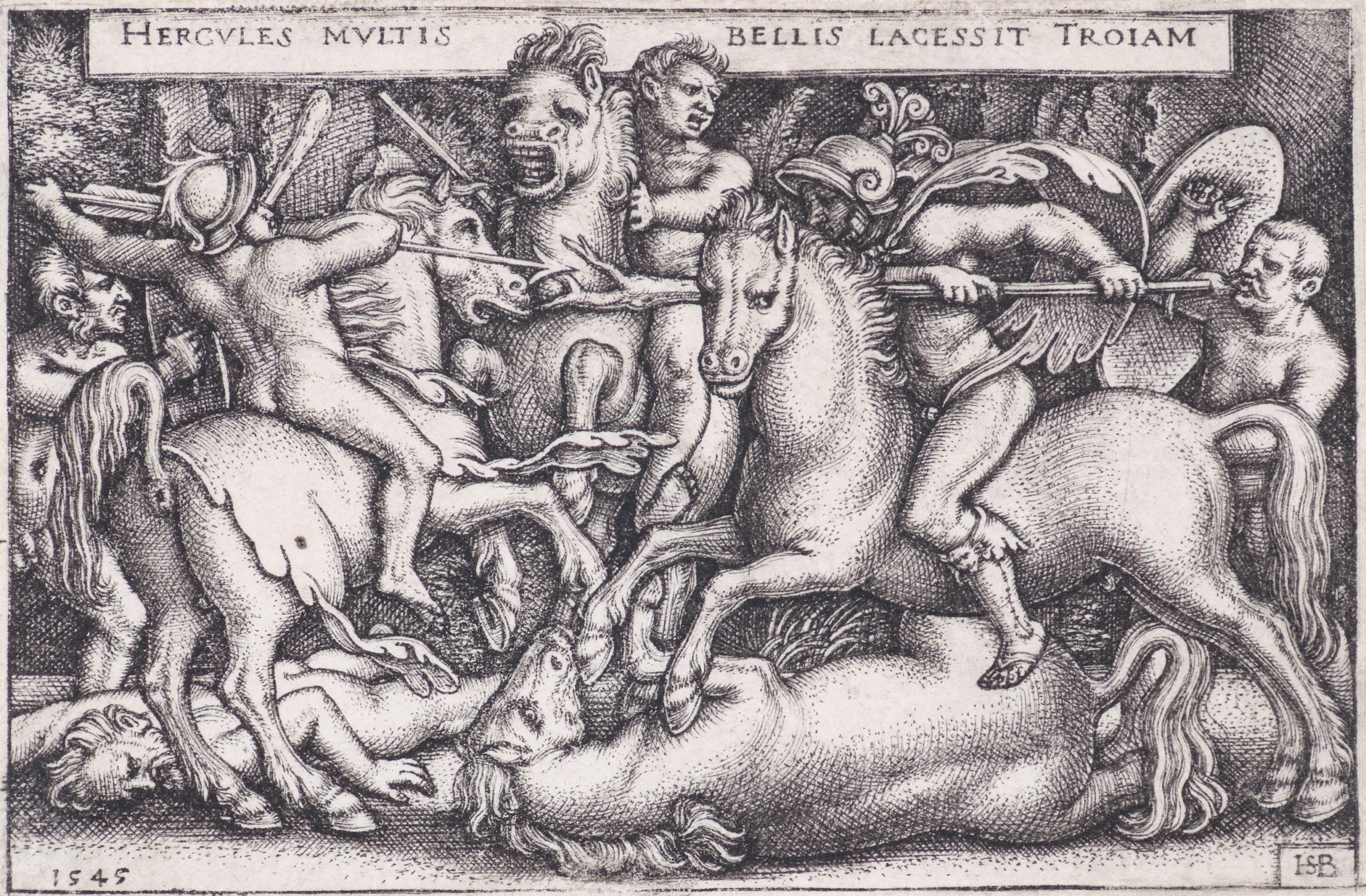 Hercules Punishing the Perfidy of Laomedon, from the series The Labors of Hercules