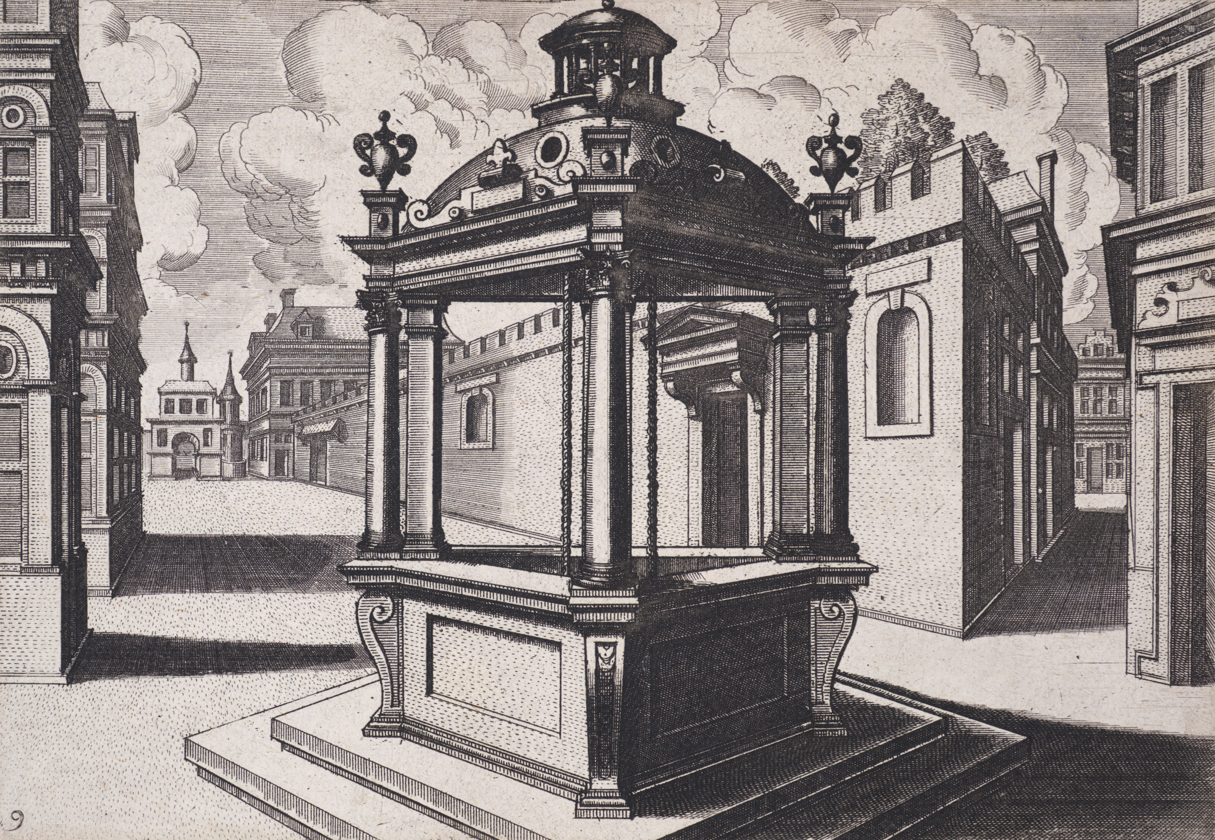 Two Architectural Studies from the series Small Wells