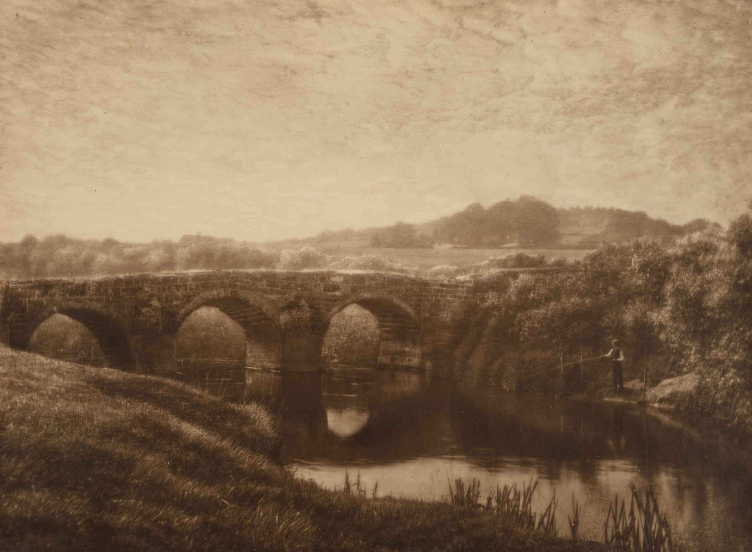 Late Afternoon Sunlight, Old Bridge Pulborough