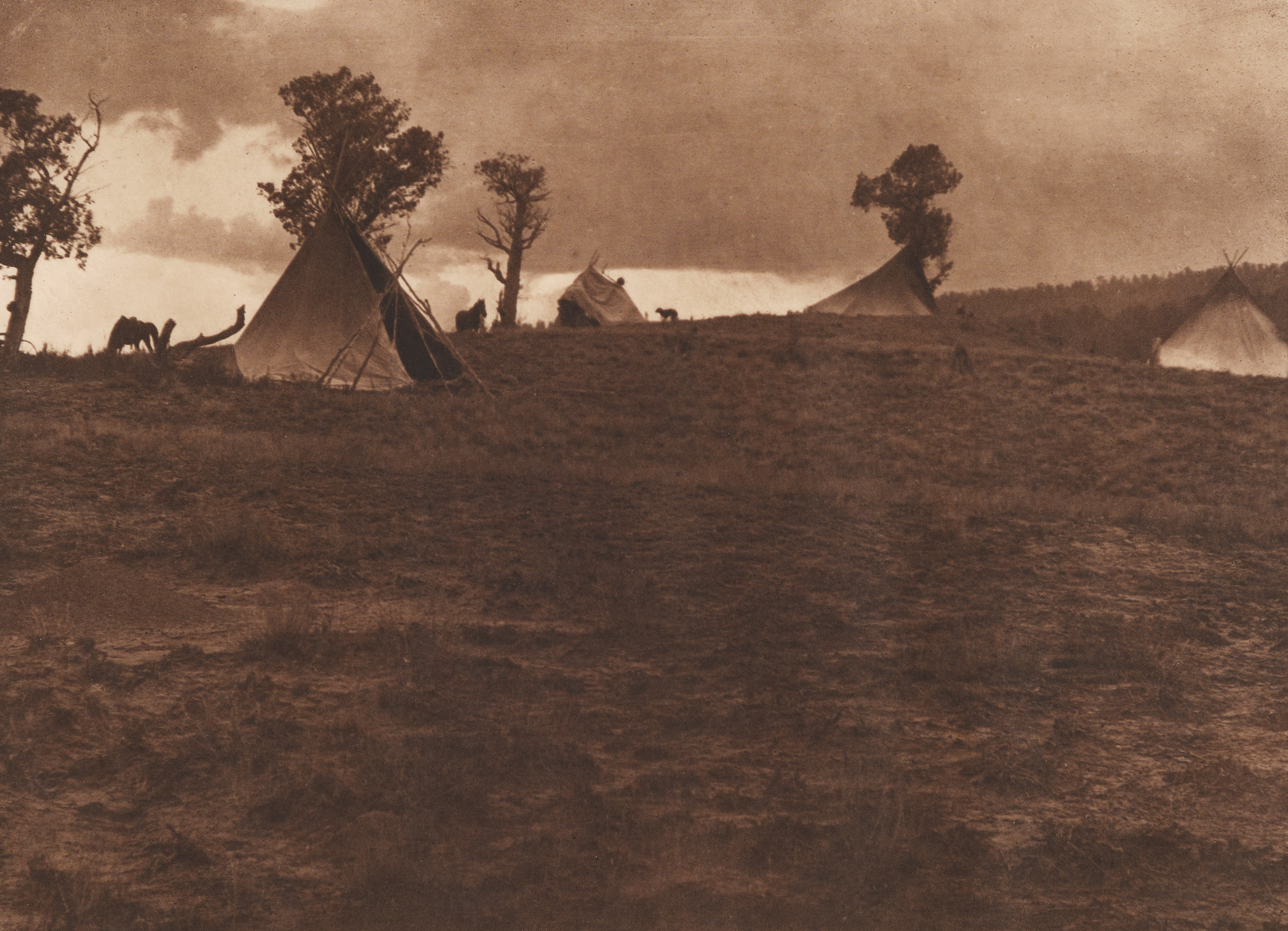 A Hilltop Camp- Jicarilla