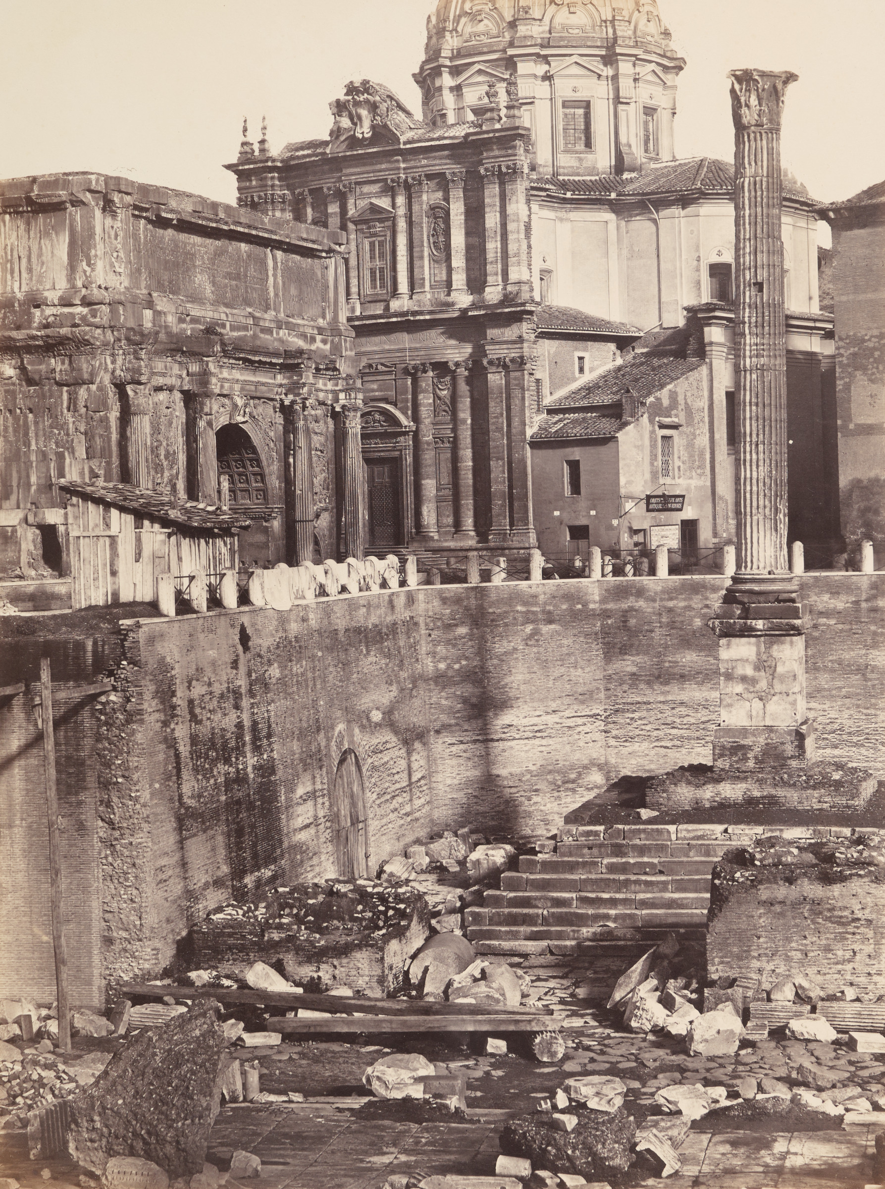 Phocas’ Column, Excavated to the Base