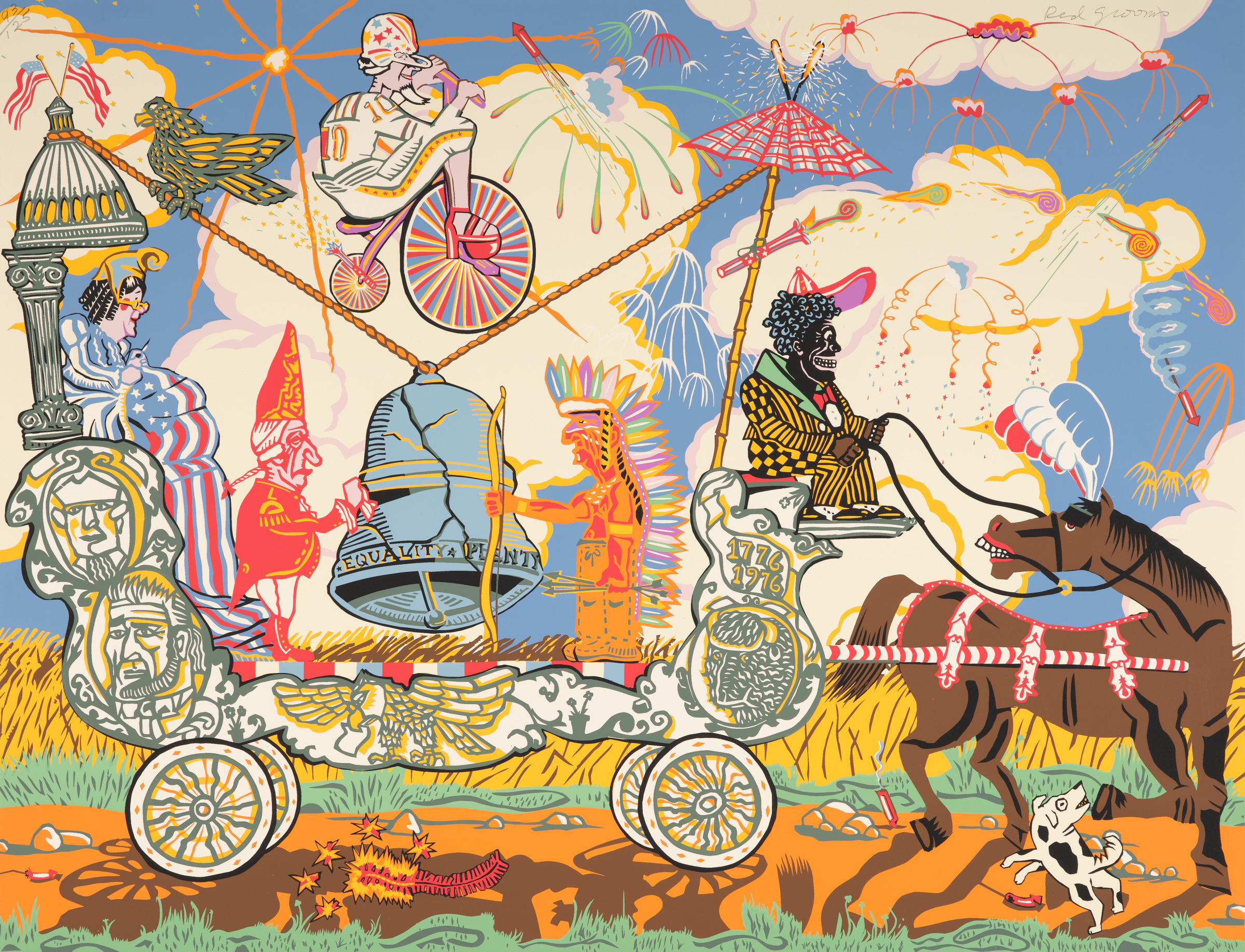 “Bicentennial Bandwagon” (From Portfolio “Spirit of Independence”)